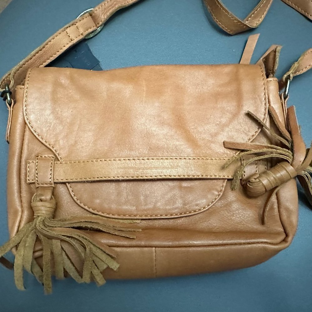 Still Nordic Day & Mood Cognac Crossbody - Genuine Leather